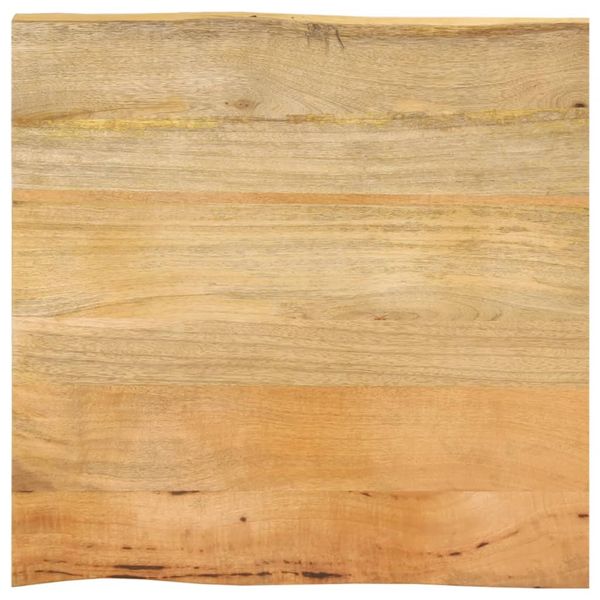 vidaXL Stolová doska 60x60x2,5 cm živý okraj masívny mangovník
