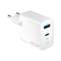 Nabíjačka Forever TC-06-33AC GaN PD QC 1x USB-C 1x USB 33W biela