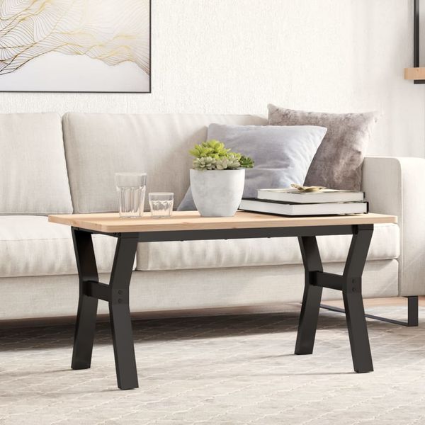 vidaXL Nohy konferenčného stolíka Y-rám 80x40x43 cm oceľ
