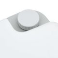 vidaXL Kempingové WC Šedý a biely 41,5 x 36,5 x 30 cm Polyetylén