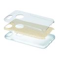 Glitter 3in1 case for iPhone 16e / 17e gold