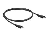 USB kábel - USB-C (M) na USB-C (M) - USB4 / Thunderbolt 3 / DisplayPort - 20 V - 5 A - 80 cm - podpora Power Delivery 3.0, podpora 8K60Hz (7680 x 4320), podpora 5K120Hz (5120 x 2880), podpora 4K240Hz (3840 x 2160) - čierna
