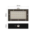LED solárne svetlo EMOS ZG162S BRIXO s pohybom čidlom, čierne, neutrálne biela