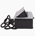 Výklopný blok zapustený ORNO OR-AE-13126/G, 2x 230V a 2x USB, strieborný Výklopný blok zapuštěný ORNO OR-AE-13126/G, 2x 230V a 2x USB, stříbrný