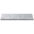 vidaXL Schodový rošt 5 ks 60 x 18 x 2,5 cm Strieborná Hliník