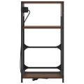 vidaXL Nočný stolík Hnedý dub 40 x 27 x 76 cm Kompozitné drevo