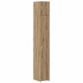 vidaXL Úložný kabinet so policami Dub artisan 30 x 42,5 x 225 cm