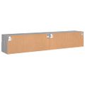 vidaXL TV nástenné skrinky 2ks sivé sonoma 80x30x30cm kompozitné drevo