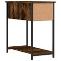 vidaXL Nočné stolíky 2 ks dymový dub 30x60x60 cm kompozitné drevo