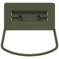 vidaXL Rukoväte na kuchyňu 2 ks Olivová zelená 85 x 45 mm Kov