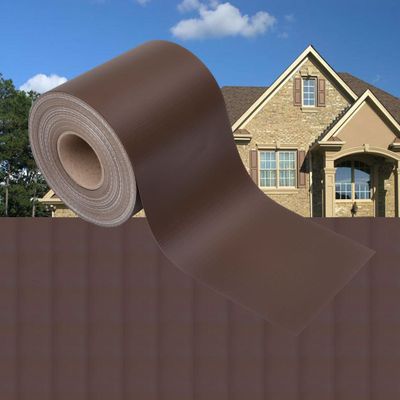 vidaXL Ochranná lišta proti prieniku PVC 35x0,19 m hnedá