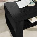 vidaXL Konferenčný stolík Čierny dub 66 x 53 x 45 cm Kompozitné drevo