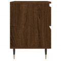 vidaXL Nočné stolíky 2 ks hnedý dub 40x35x50 cm kompozitné drevo