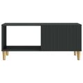 vidaXL Konferenčný stolík Čierna 90 x 50 x 40 cm Kompozitné drevo