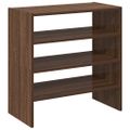 vidaXL Stojany na topánky 2 ks stohovateľné hnedý dub 60x30x30,5 cm