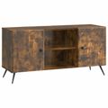 vidaXL TV skrinka 102 x 34,5 x 50 cm Dymový dub Kompozitné drevo