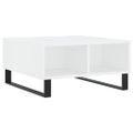 vidaXL Konferenčný stolík biely 60x60x30 cm kompozitné drevo