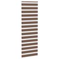 vidaXL Zebra roleta hnedá 90x200 cm šírka látky 85,9 cm polyester