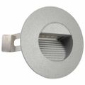 vidaXL Vonkajšie nástenné LED svetlá 6 ks, 2 W, strieborné, okrúhle