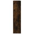 vidaXL Botník dymový dub 80x21x87,5 cm spracované drevo