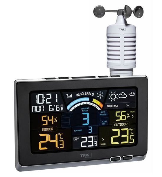 35.1140.01 TFA SPRING BREEZE Bezdrôtová meteostanica s anemometrom