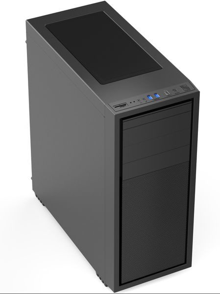 Gembird Computer Fornax K500/Midi Tower/Čierna