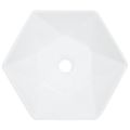 vidaXL Umývadlo biele 41x36,5x12 cm keramické biele