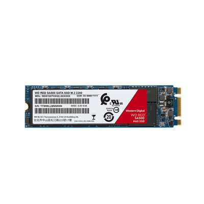 WD Red SA500 POWERED BY SANDISK/1TB/SSD/M.2 SATA/5R SSD disk, interný, 1TB, M.2 2280, SATA III, 3D NAND