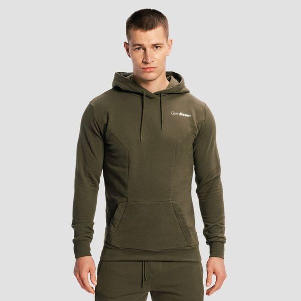 Mikina Limitless Hoodie Espresso - GymBeam, veľkosť M