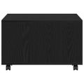 vidaXL Konferenčný stolík Čierny dub 60 x 60 x 38 cm Kompozitné drevo