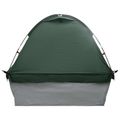 vidaXL Auto Stan 200 x 170 x 170 cm Armádna zelená Polyester a oceľ