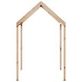 vidaXL Strecha na detskú posteľ 217x95,5x159 cm borovicový masív