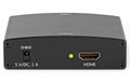 NEDIS převodník VGA na HDMI/ 2x RCA/ černý Adaptér, VGA (F) na HDMI (F), vcetne zvuku, 2x RCA, cerný
