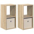vidaXL Nočný stolík 2 ks Sonoma dub 25,5 x 22 x 49,5 cm