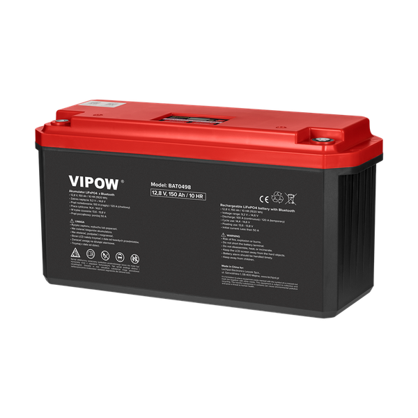 Batéria LiFePO4 12,8 V 150 Ah VIPOW BAT0498 Bluetooth
