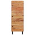 vidaXL Komoda s 3 dvierkami 40x33x110 cm masívna akácia a železo