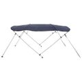 vidaXL Strieška Bimini s 4 oblúkmi a stenami 243x(230-244)x137 cm