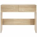 vidaXL Konzolový stôl Dub sonoma 96,5 x 38 x 75 cm Kompozitné drevo