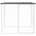 vidaXL Klietka pre kurčatá strecha antracitová 103x98x90 cm poz. oceľ