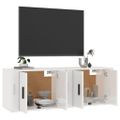 vidaXL Nástenné TV skrinky 2 ks lesklé biele 57x34,5x40 cm