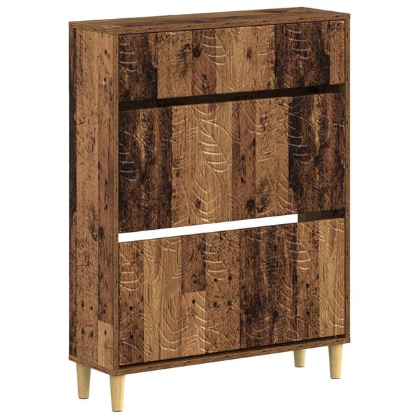 vidaXL Skriňa na topánky DELFT 78 x 24 x 103 cm Kompozitné drevo