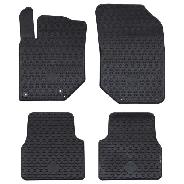 vidaXL Autokoberec 4 pcs vhodné pre C4 2021- Guma
