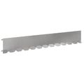 vidaXL Obrubník trávnika 10 ks 102 x 15 x 4 cm Oceľ Strieborná
