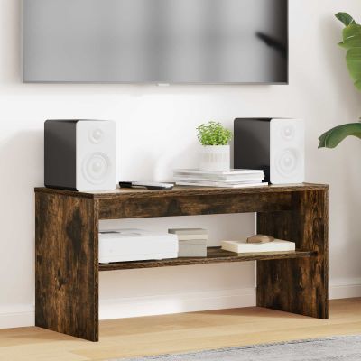 vidaXL TV skrinka Dymová dub 80 x 35 x 40 cm Kompozitné drevo