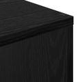 vidaXL Knižnica 4 úrovní 70 x 24 x 129 cm Kompozitné drevo Čierny dub