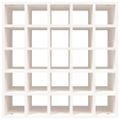 vidaXL Vinotéka biela 56x25x56 cm masívne borovicové drevo