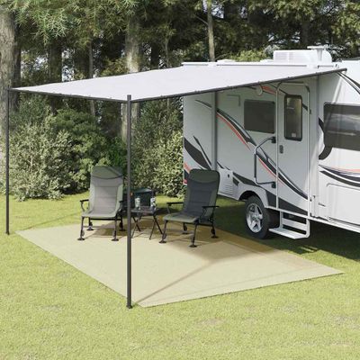 vidaXL Koberec do stanu krémový 6x3 m
