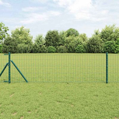 vidaXL Pevný kovaný drôtový plot 10 x 0,4 m (Š x V)