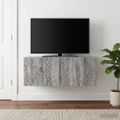 vidaXL Nástenná TV skrinka 98 x 31 cm Sivý Sonoma Kompozitné drevo