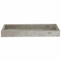 vidaXL Terasové nástenné police 4 ks betónovosivé 40x15x4 cm MDF